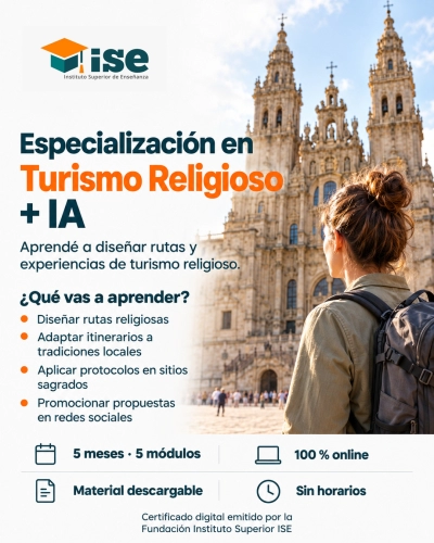 Especialización en Turismo Religioso + IA