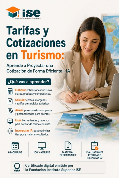 Tarifas y Cotizaciones en Turismo: Aprende a Proyectar una Cotización de Forma Eficiente + IA