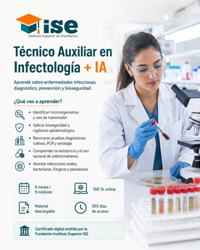 Técnico Auxiliar en Infectología + IA