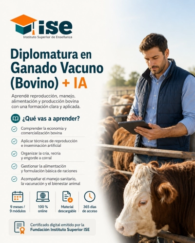 Diplomatura en Ganado Vacuno (Bovino) + IA