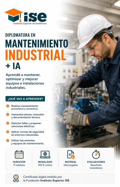 Diplomatura en Mantenimiento Industrial + IA