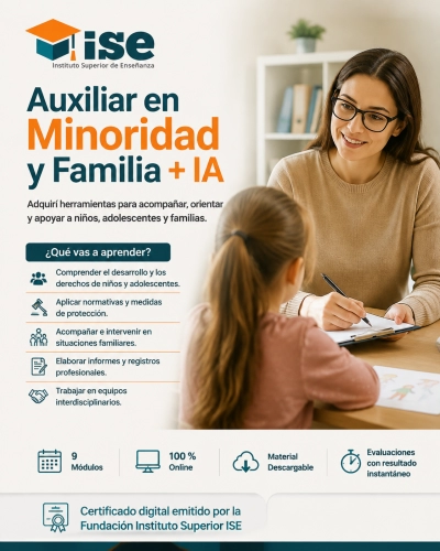 Auxiliar en Minoridad y Familia + IA