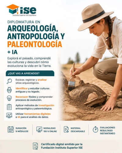 Diplomatura en Arqueología, Antropología y Paleontología + IA