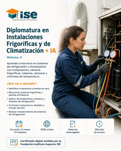 Diplomatura en Instalaciones Frigoríficas y de Climatización + IA