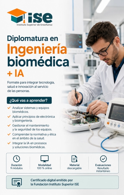 Diplomatura en Ingeniería biomédica + IA