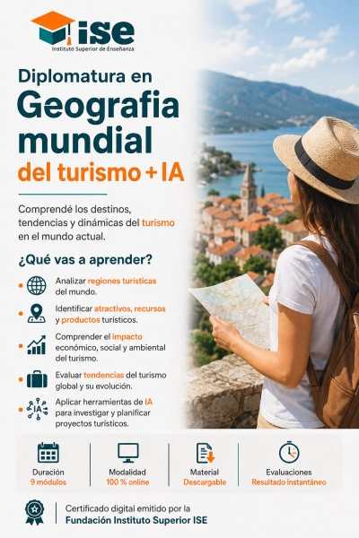 Diplomatura en Geografia mundial del turismo + IA