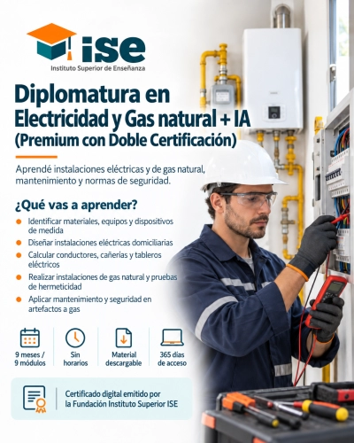 Diplomatura en Electricidad y Gas natural + IA