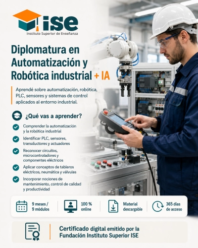 Diplomatura en Automatización y Robótica industrial + IA