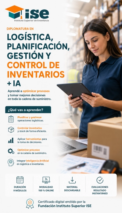 Diplomatura en Logística, Planificación, Gestión y Control de Inventarios + IA