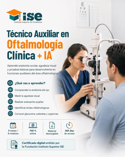 Técnico Auxiliar en Oftalmología Clínica + IA