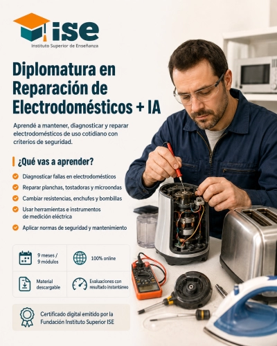 Diplomatura en Reparación de Electrodomésticos + IA