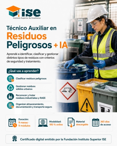 Técnico Auxiliar en Residuos Peligrosos + IA