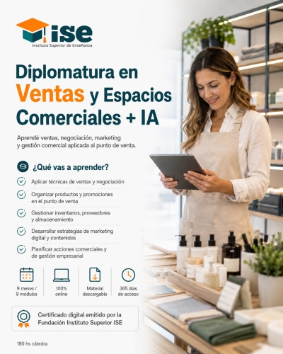 Diplomatura en Ventas y Espacios Comerciales + IA