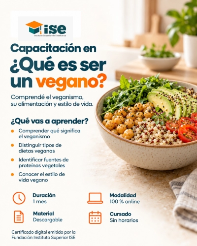 Capacitación en ¿Qué es ser un vegano?