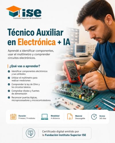 Técnico Auxiliar en Electrónica + IA