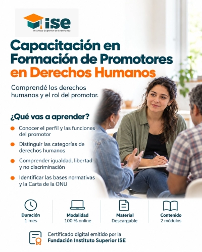 Capacitación en Formación de Promotores en Derechos Humanos