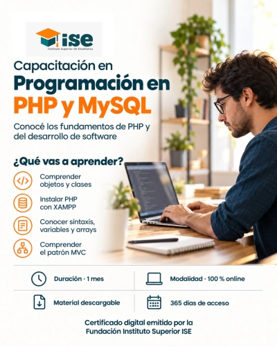 Capacitación en Programación en PHP y MySQL