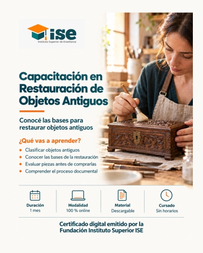 Capacitación en Restauración de Objetos Antiguos