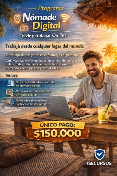 Nómade Digital – Vivir y trabajar On line