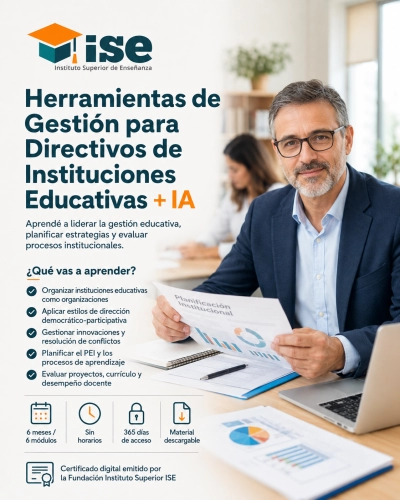 Herramientas de Gestión para Directivos de Instituciones Educativas + IA