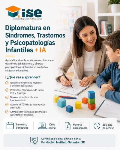 Diplomatura en Síndromes, Trastornos y Psicopatologías Infantiles + IA