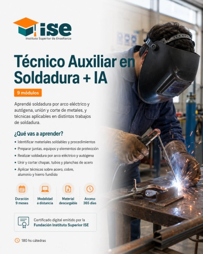 Técnico Auxiliar en Soldadura + IA