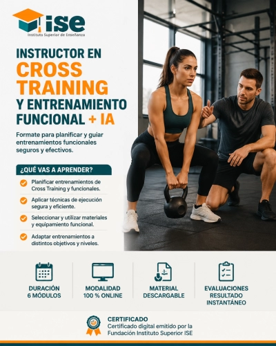 Instructor en Cross Training y Entrenamiento Funcional + IA