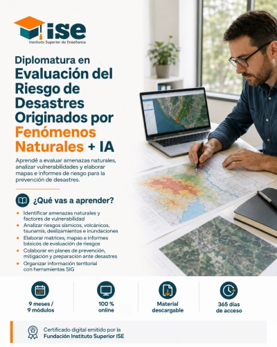 Diplomatura en Evaluación del Riesgo de Desastres Originados por Fenómenos Naturales + IA