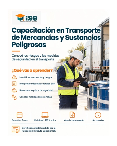 Capacitación en Transporte de Mercancías y Sustancias Peligrosas