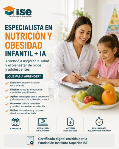 Especialista en Nutrición y Obesidad Infantil + IA