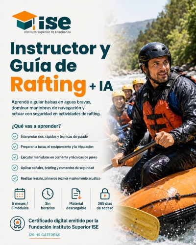 Instructor y Guía de Rafting + IA
