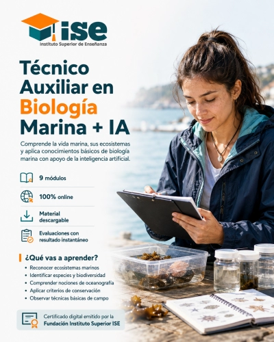 Técnico Auxiliar en Biología Marina + IA