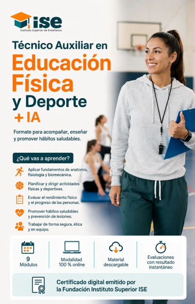 Técnico Auxiliar en Educación Física y Deporte + IA