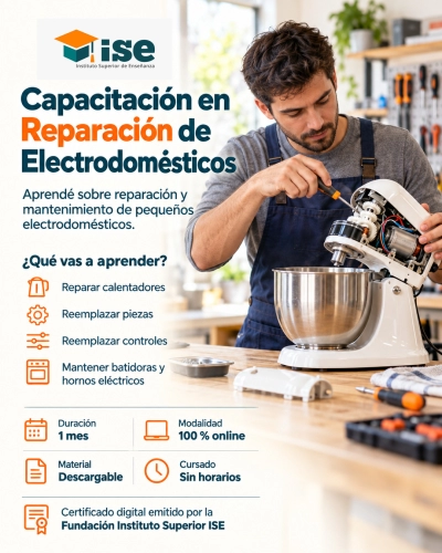 Capacitación en Reparación de Electrodomésticos