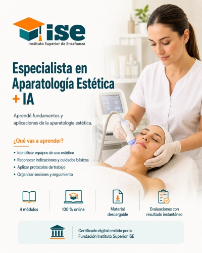 Especialista en Aparatología Estética + IA