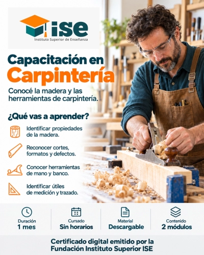 Capacitación en Carpintería