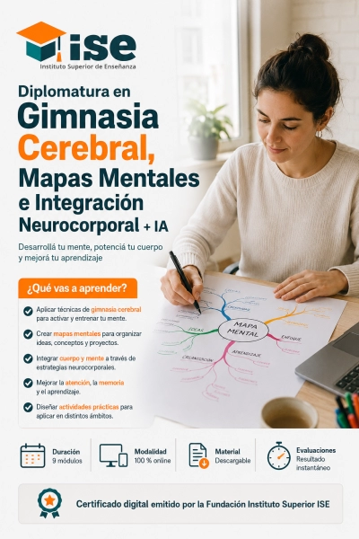 Diplomatura en Gimnasia Cerebral, Mapas Mentales e Integración Neurocorporal + IA