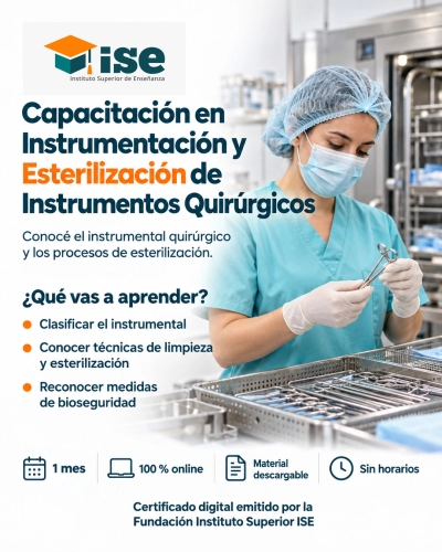 Capacitación en Instrumentación y Esterilización de Instrumentos Quirúrgicos