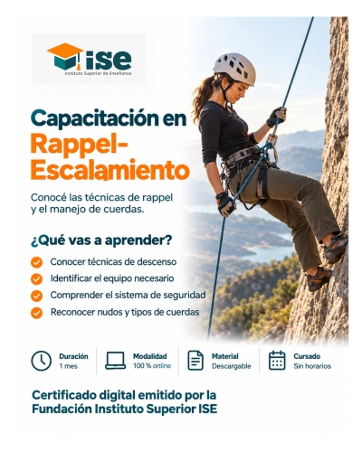Capacitación en Rappel-Escalamiento