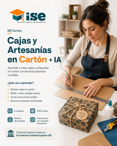 Cajas y Artesanías en Cartón + IA