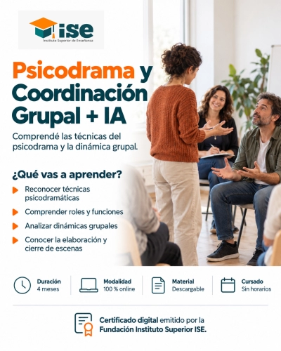 Psicodrama y Coordinación Grupal + IA
