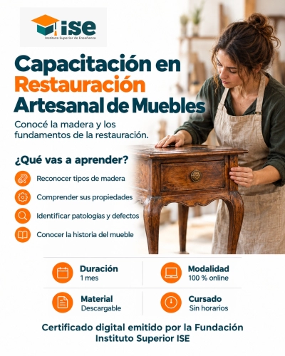 Capacitación en Restauración Artesanal de Muebles