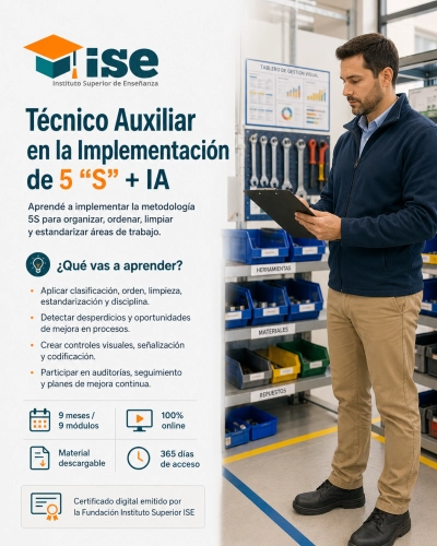 Técnico Auxiliar en la Implementación de 5 “S” + IA