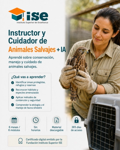 Instructor y Cuidador de Animales Salvajes + IA