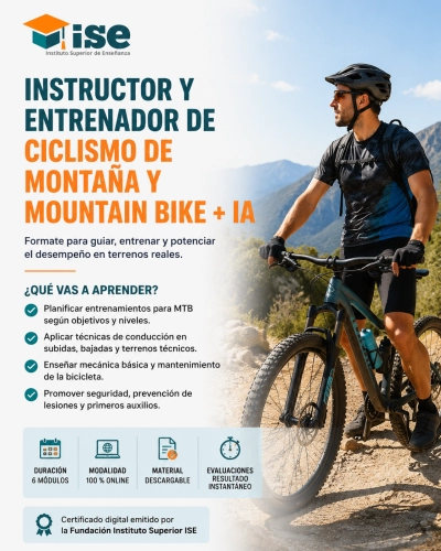 Instructor y Entrenador de Ciclismo de Montaña y Mountain Bike + IA
