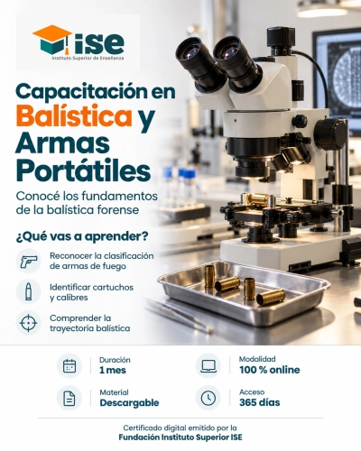 Capacitación en Balística y Armas Portátiles
