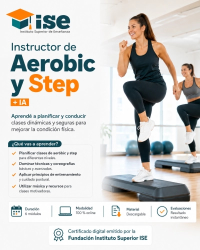 Instructor de Aerobic y Step + IA