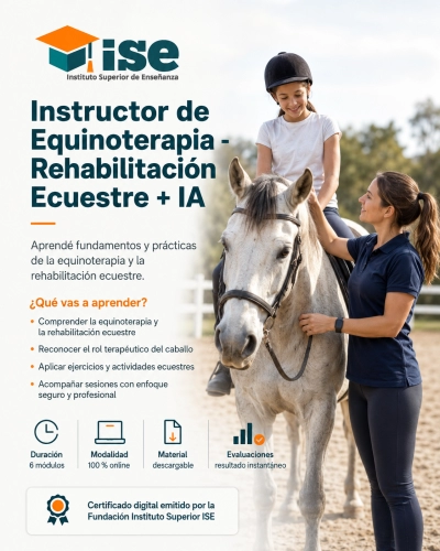 Instructor de Equinoterapia - Rehabilitación Ecuestre + IA