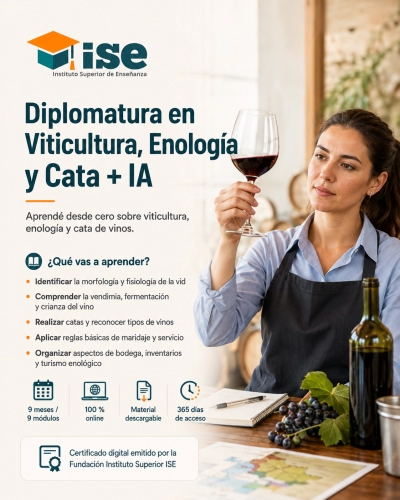 Diplomatura en Viticultura, Enología y Cata + IA
