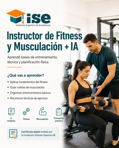 Instructor de Fitness y Musculación + IA